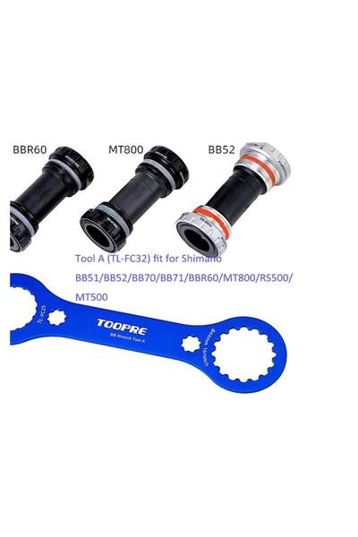 SARİSSA BİSİKLET Orta Göbek Anahtarı - TOOPRE, TL-FC24, 39/46mm Hollowtech Or...