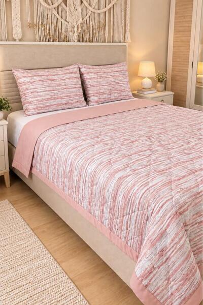 Çeyiz Diyarı Liora 100% Cotton Fiber Filled 200X230 cm Double Pique Set