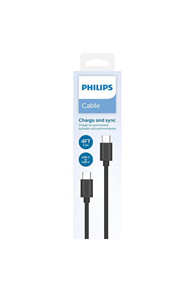 Philips Cablu de încărcare/date USB-C - USB-C 1.2m PH-DLC3104C