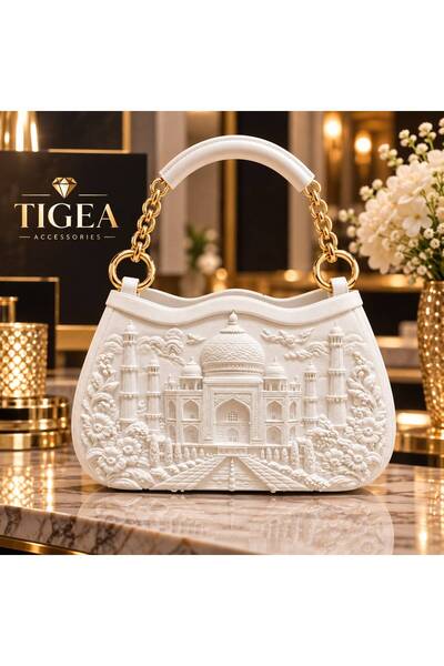 tigea accessories TAÇ MAHAL CONCEPT ΤΡΙΣΔΙΑΣΤΑΤΗ ΠΛΑΣΤΙΚΗ ΤΣΑΝΤΑ ΧΕΙΡΟΣ ΓΙΑ Γ...