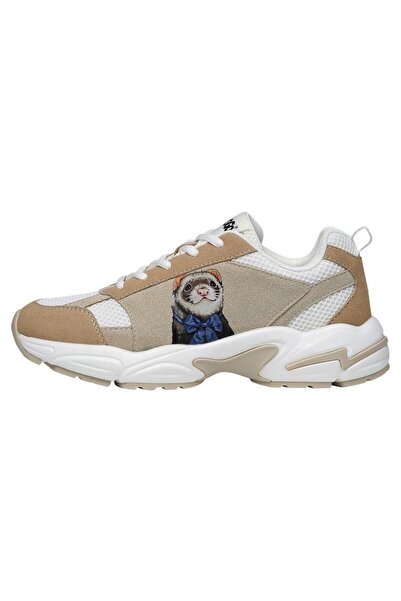 Dogo Women's Vegan Cream Sneakers - Dooking Around Design