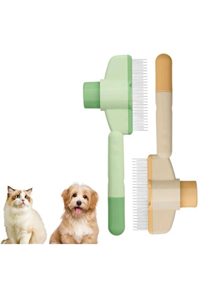 Axylar Pet Hair and Lint Remover Comb with Release Button - Durable Brush for...
