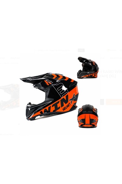 İthal VRT - CROSS YETİŞKİN KASKI WIN [MD-902A] [TURUNCU - SİYAH] [M]