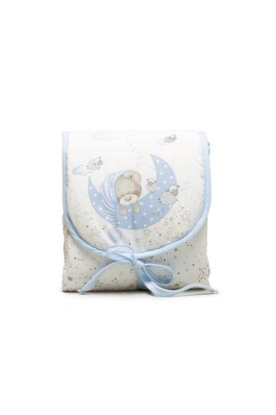 Interbaby Saltea de voiaj saltea de infasat 45x75 Dormitor urs albastru