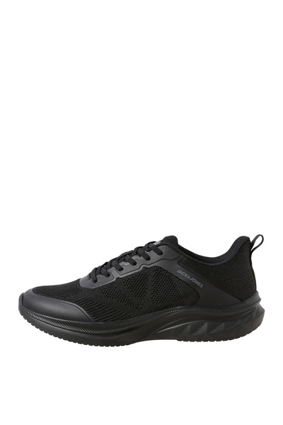 Jack & Jones Black JFWDRAGO Solid Knit Sports Sneakers