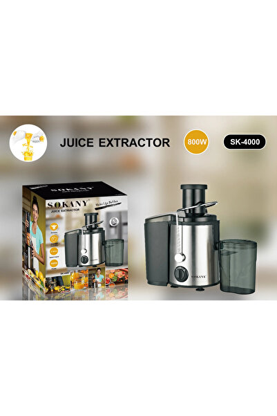 SOKANY SK-4000 Fruit & Vegetable Juicer - 800W Motor - Extra-Large 65mm Feed ...