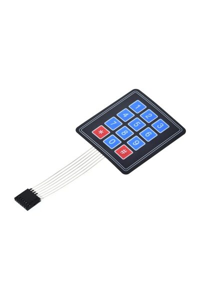 Generic Keypad Membrane 3x4 – 12 Πλήκτρων