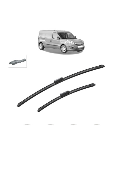 Bosch Σετ 2 υαλοκαθαριστήρων OPEL COMBO Κλειστό Φορτηγό/MPV (X12) 2012-2016, ...