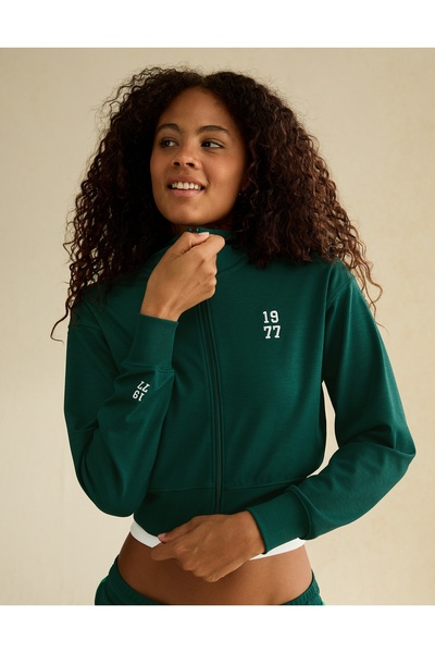 AMERICAN EAGLE AE Graphic Full-Zip Track Jacket