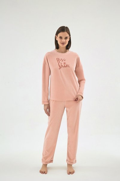 Sevim 17075 SET DE PIJAMALE BRODATĂ PENTRU FEMEI