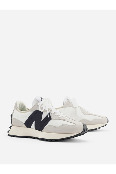 New Balance White 327 Sneakers