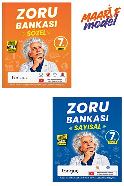 7. Sınıf Zoru Bankası Seti - SAYISAL ve SÖZEL - MAARİF MODEL