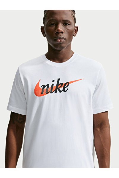 Nike White Nsw Futura T-Shirt