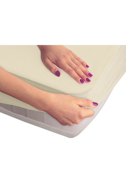 Darymex Cearceaf de protectie cu elastic, SMARTCEL, 180x200, Darymex, crem