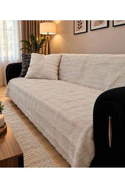 EXELANCE MB HOME COLLECTİON Peluş Koltuk Örtüsü 175x215 cm bubble – Kaymaz Ka...