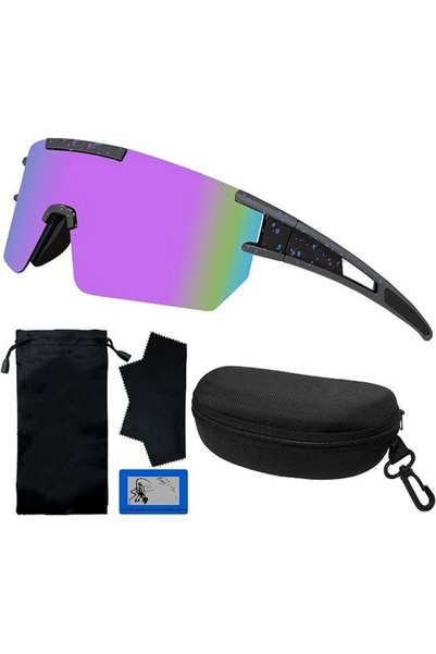 OEM Ochelari de soare polarizati unisex YUNYAKARSA, sport, UV400, lila, one size