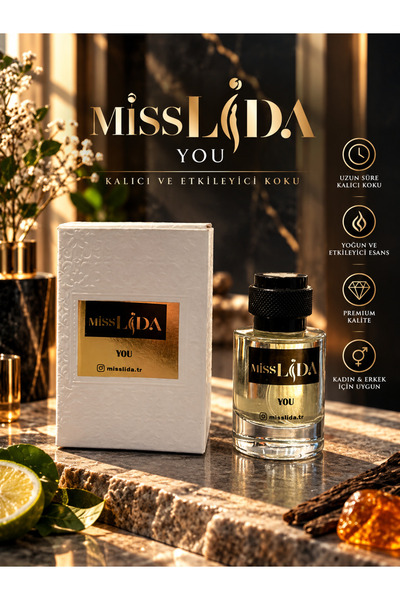 Misslida Erkek Kalıcı You Parfüm 50 cl