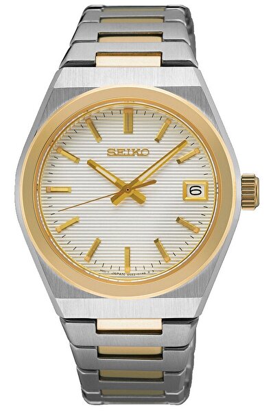 Seiko Ceas de damă, cuarț SUR578P1, brățară și carcasă argintiu/auriu, cadran...