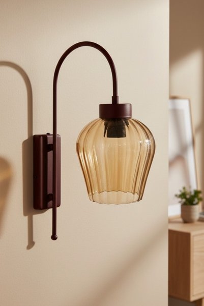 Bamyum Clupe Honey Glass Cherry Rotten Body Sconce Wall Lamp Modern Hotel Cafe Vintage Living Room Bedroom Staircase Retro