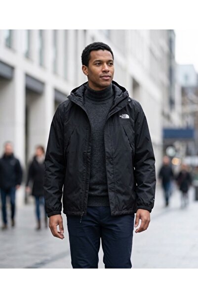 THE NORTH FACE Antora Jacket (DryVent Teknolojisi) Erkek Outdoor Montu Siyah