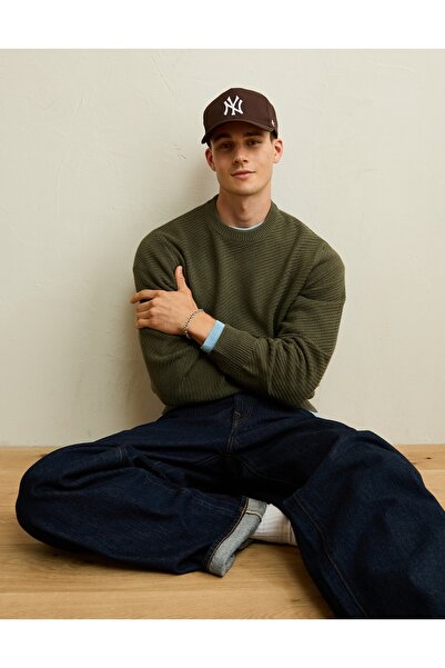 AMERICAN EAGLE AE سترة غرزة أفقية