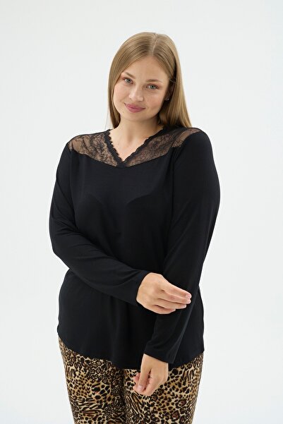 Sevim 17323 Women's Big Size Pajama Set