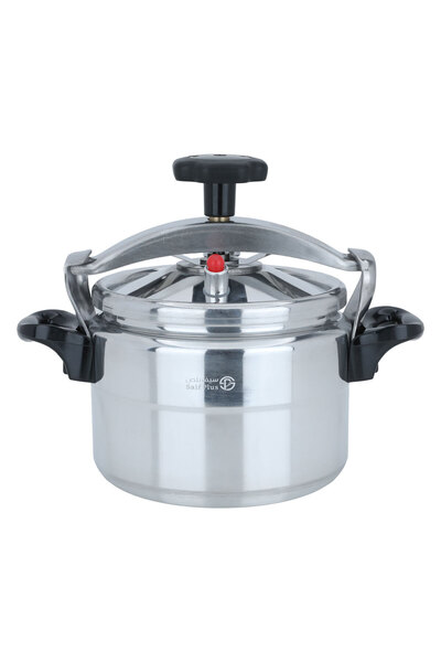 Alsaif Plus Aluminum Pressure Cooker, 3 Liters, 18 cm - Silver