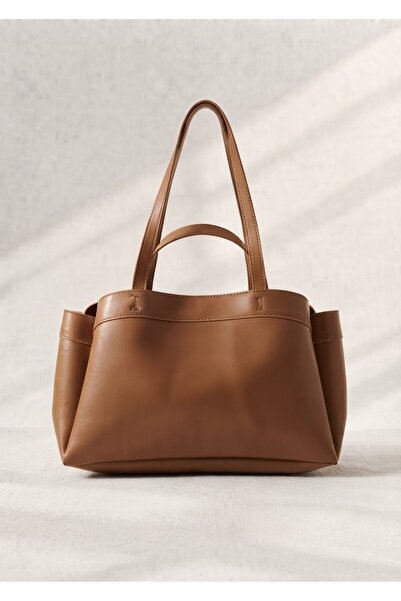 ZEYS Faux Leather Women's Hand and Shoulder Bag with Makeup Bag