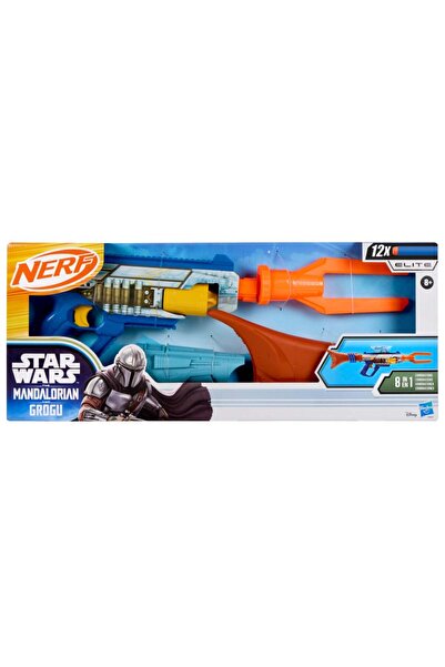 Nerf Blaster cu 12 sageti din spuma, Nerf, The Mandalorian and Grogu, G3237