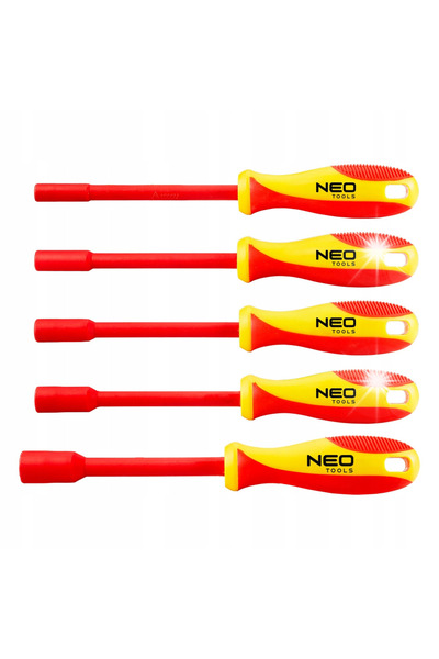 NEO Tools SET CHEI DE ȘURUBELNITOARE IZOLATE CU MĂȘĂ, 5 BUCĂȚI 04-145 NEO