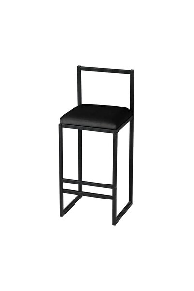 OEM Σκαμπό μπαρ Hanah Home, 100% μέταλλο + αφρός 22DNS, 35x35x84 εκ., ύψος κα...
