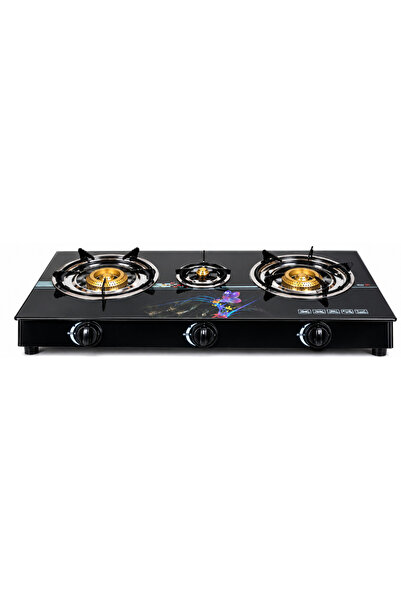 OEM Plită de gătit din STICLĂ cu 3 arzătoare 3081 Crafttec MX136