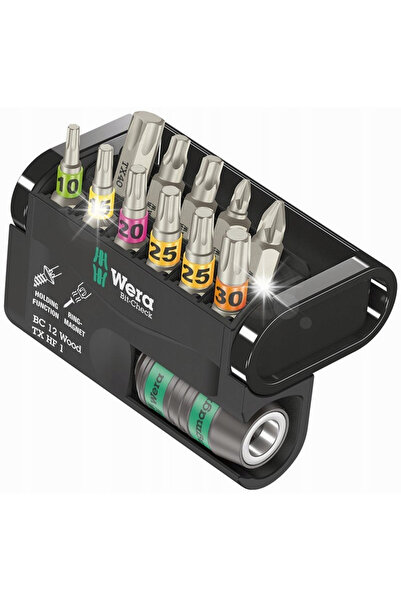 wera SET BIT-CHECK 12 WOOD TX HF 1 12 CZ.