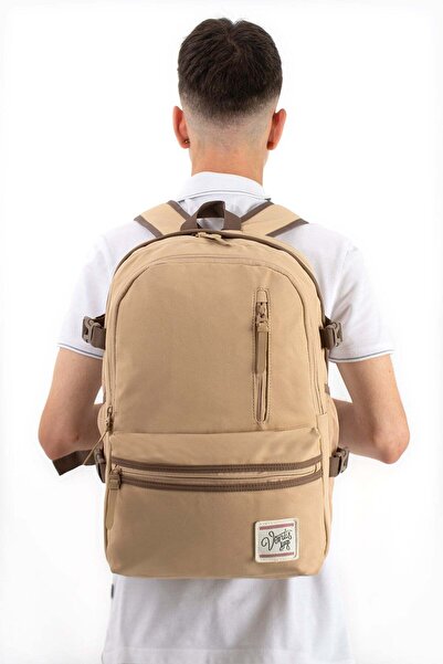 ventis qualty Unisex, ultraușor, cu buzunare multiple, rucsac bej nisipiu Mod...