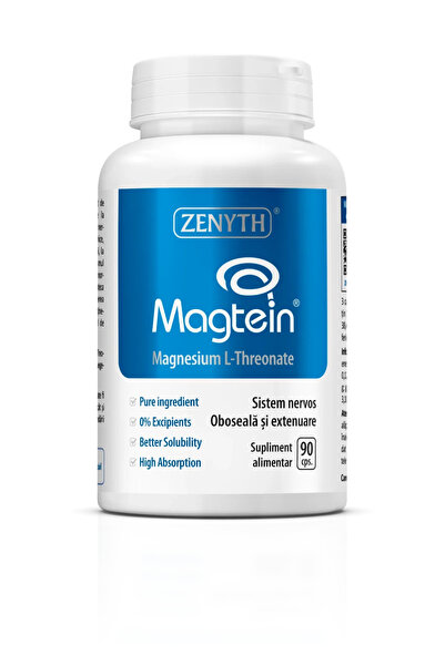 Zenyth Pharmaceuticals Treonat de Magneziu Magtein, 90 capsule