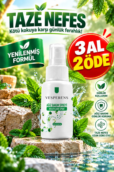 Ağız Bakım Spreyi 50 ml – Taze Nefes ve Günlük Ferahlık
