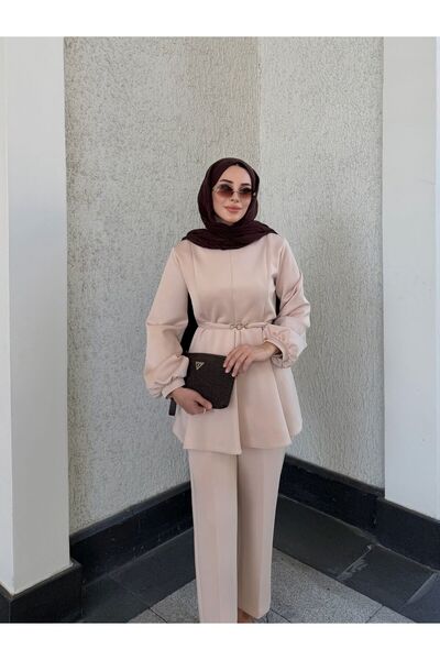 SS Design Aylin Scuba Suit Powder Beige