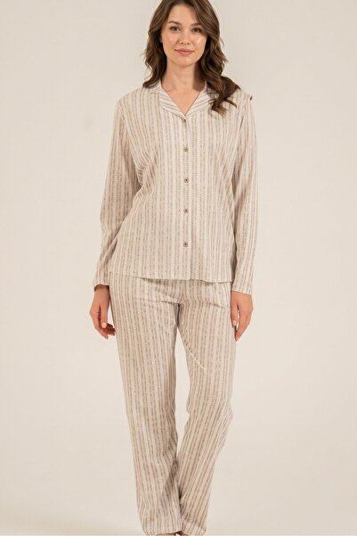 OBJE Women's Mink Long Pajama Bottoms