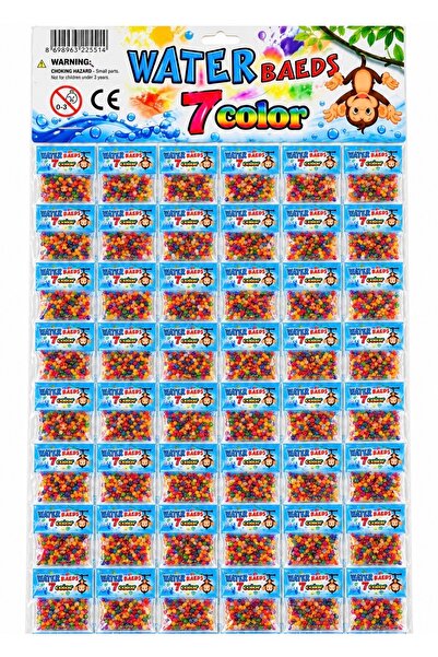 1 Paket 100 Adet 7 Renkli Su Maymunu canlı renkler