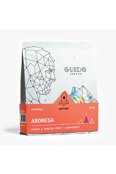 GUIDO Roastery Cafea Boabe de Specialitate Aroresa 250g - Etiopia Single Origin