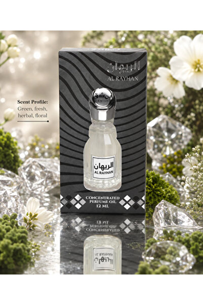 DAMISHQ Al Rayhan Concentrated Perfume Oil Attar 12ml (Alcohol-Free)