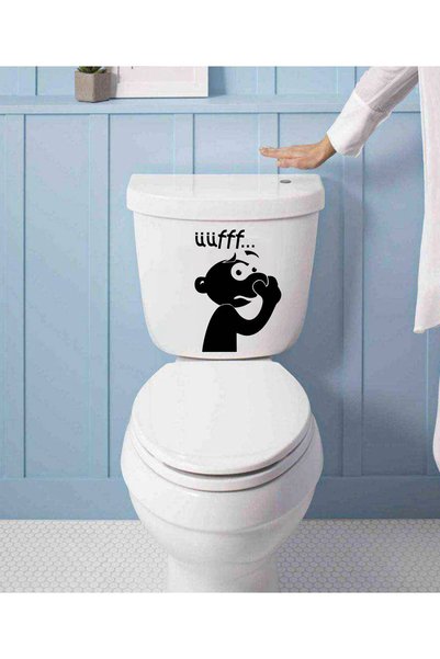 Hediyeni Al Funny Üff Decorative |   Toilet Seat Cover Bathroom Wc Sticker 18...