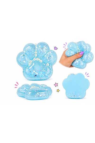 OEM Squeeze Toy labuta, cu accesorii, moale, 10x11 cm, albastru
