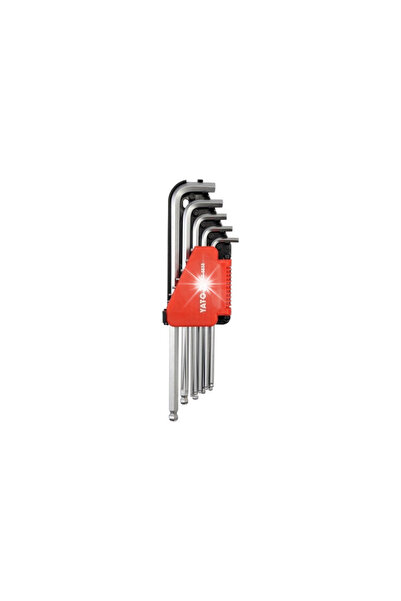 yato Set de chei hexagonale în inchi, 12 piese YT5837