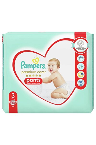 Pampers Scutece tip chiloțel Premium Care Mega Box, Mărimea 3, 6-11 kg, 70 bucăți