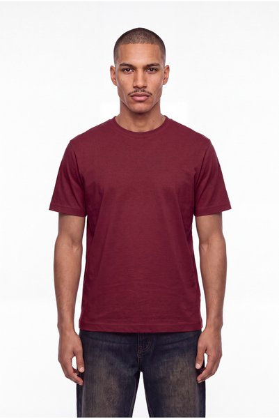 Machinist Men's Basic Relaxed Thin Cotton T-Shirt Cherry