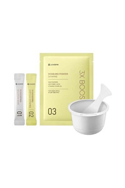 Leaders 3x vitamin boosting modeling mask | revitalizing peel-off powder mask
