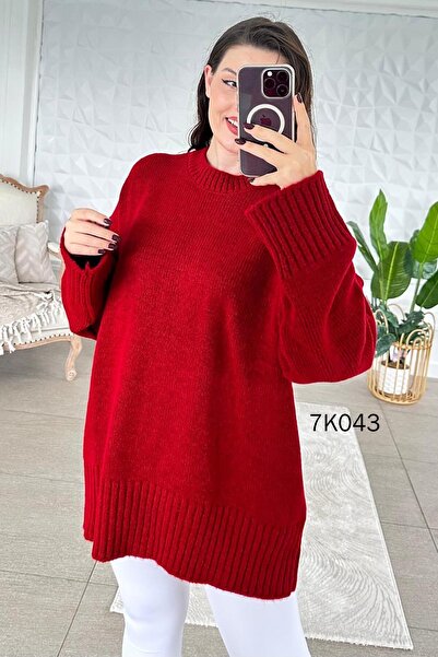 İnce Topuk Crew Neck Knitwear Blouse 7K043