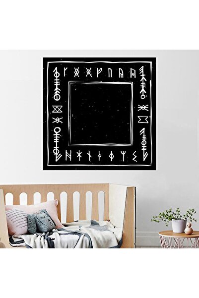 hediyenebak ملصق زخرفي بتصميم قماش التاروت من السلسلة 2 مقاس 45x45 سم