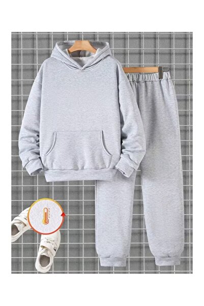 luci sports Children's Hooded Rubberized Tracksuit Set